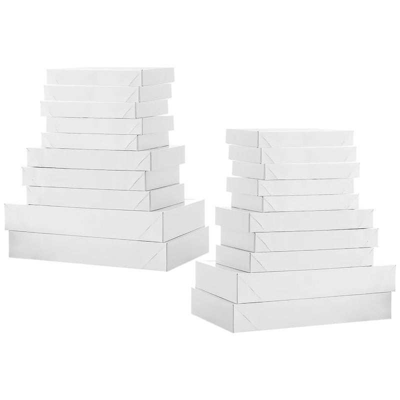 ALEF White Gift Box - 10 Pack Assortment - Great For All Occasions: Pack of 2 (20 total) - Image 1